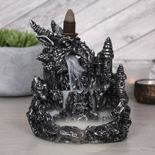 Load image into Gallery viewer, Colour changing Silver Dragon Backflow Incense Burner