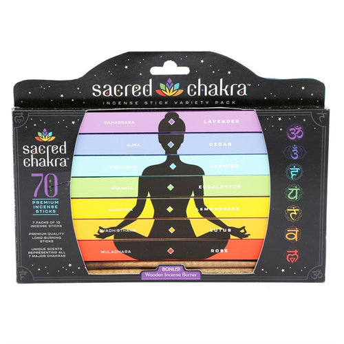 SACRED CHAKRA INCENSE STICK GIFT PACK