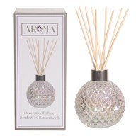 Clear Glass Reed Diffuser & 50 Rattan Reeds