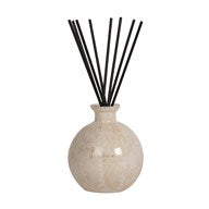 Valencia Marble Glass Reed Diffuser Bottle & 50 Fibre Reeds (10cm)