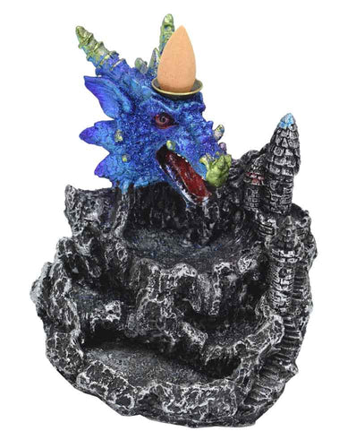 Colour changing Blue Dragon Backflow Incense Burner