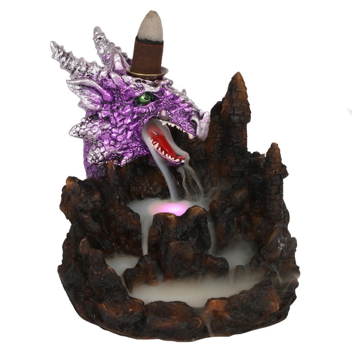 Colour changing Purple Dragon Backflow Incense Burner