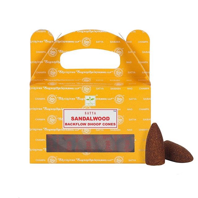 Satya Backflow Cones Sandalwood