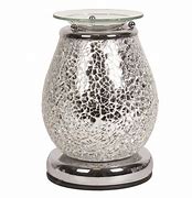 Electric touch silver Jupiter Mosaic wax / oil burner