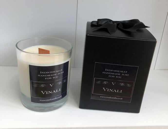 Vinali Wooden Wick Soy Wax Candle